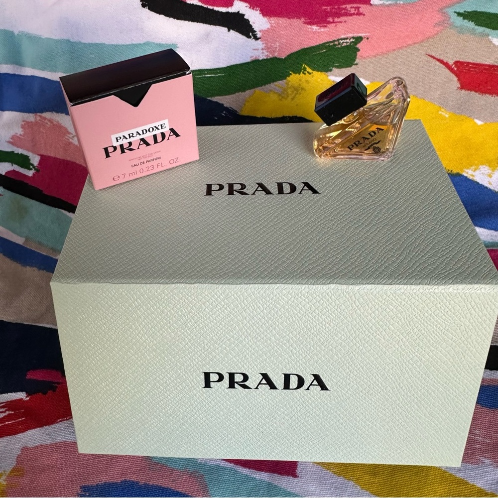 Prada Paradoxe Eau de Parfum Mini 7ml Travel Size + Prada Gift Box Authentic NEW